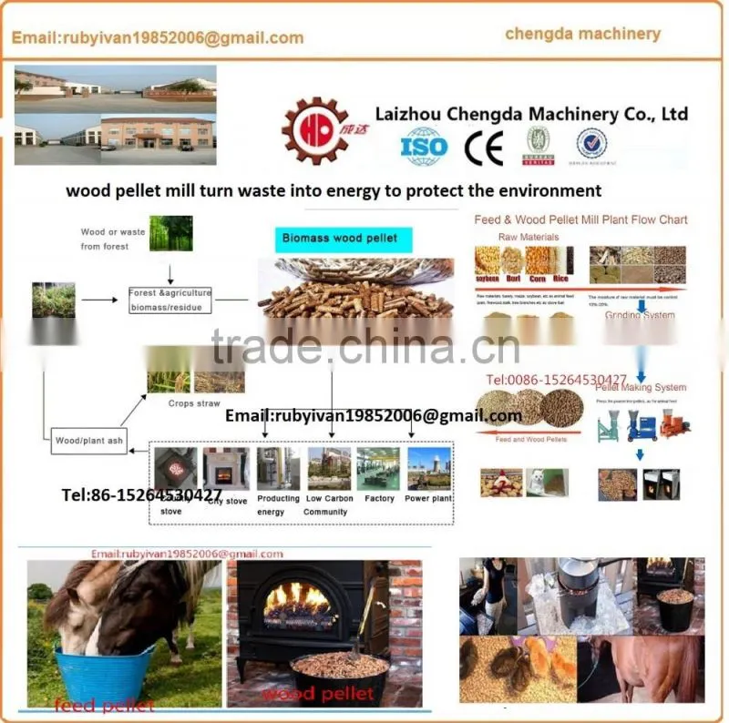 Wood pellet machine for homemade pellets production