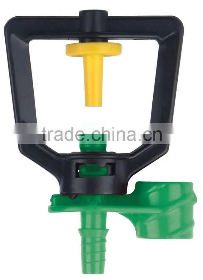 Refractive mcro fog water sprinkler nozzles
