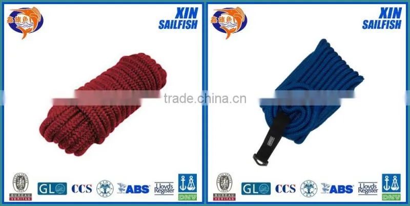 China black yacht rope/sailing rope