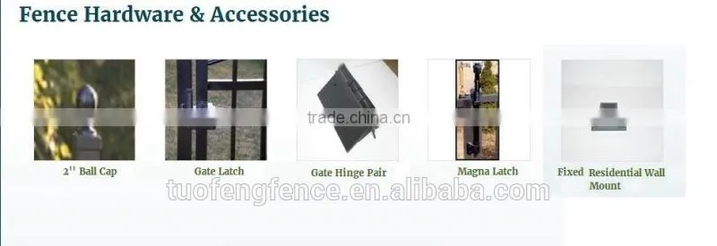Without welding Easy installation Galvanized Steel Ornamental Fences with Flexible Design
