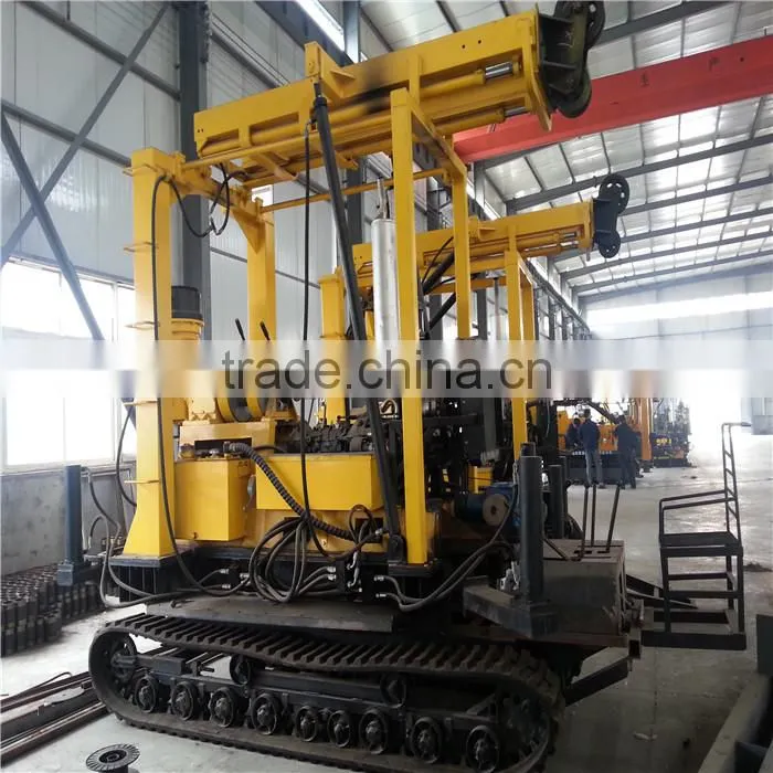 300m Portable DTH Hammer Water Well Drilling Rig