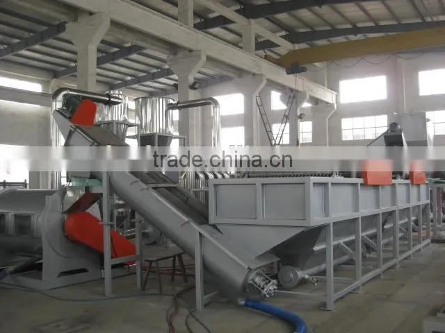 Waste PP PE film plastic bags recycling plant