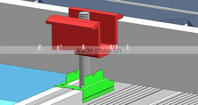 Hot new products rooftop solar aluminum mounting rack