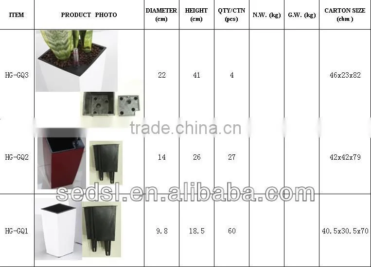 decorative vases,Self-watering pots,glazed mini planter