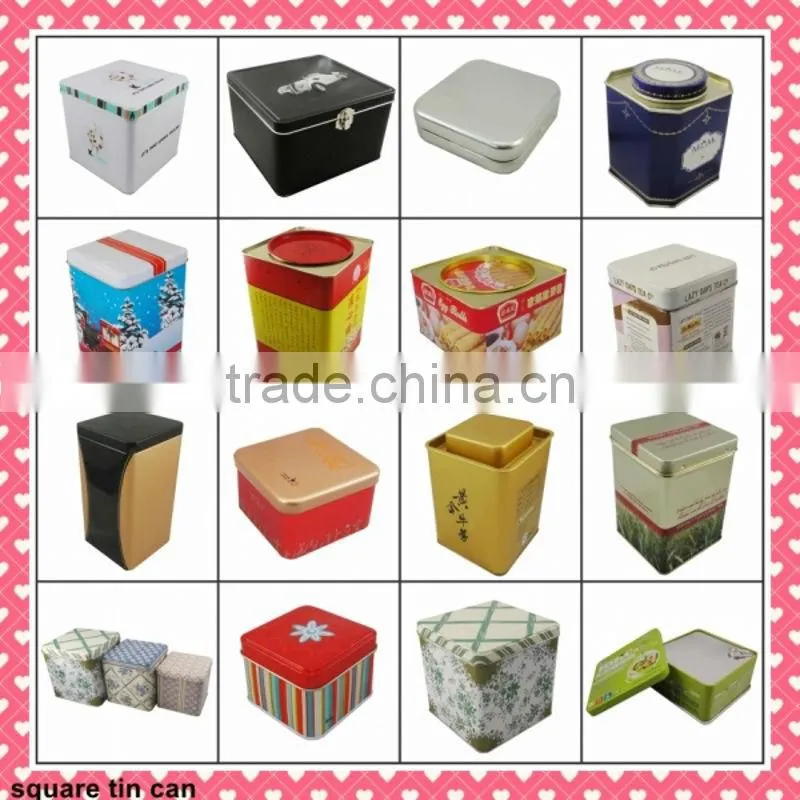 CMYK printing air tight factory coffee tin