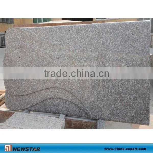 G664 Red Granite Tombstone