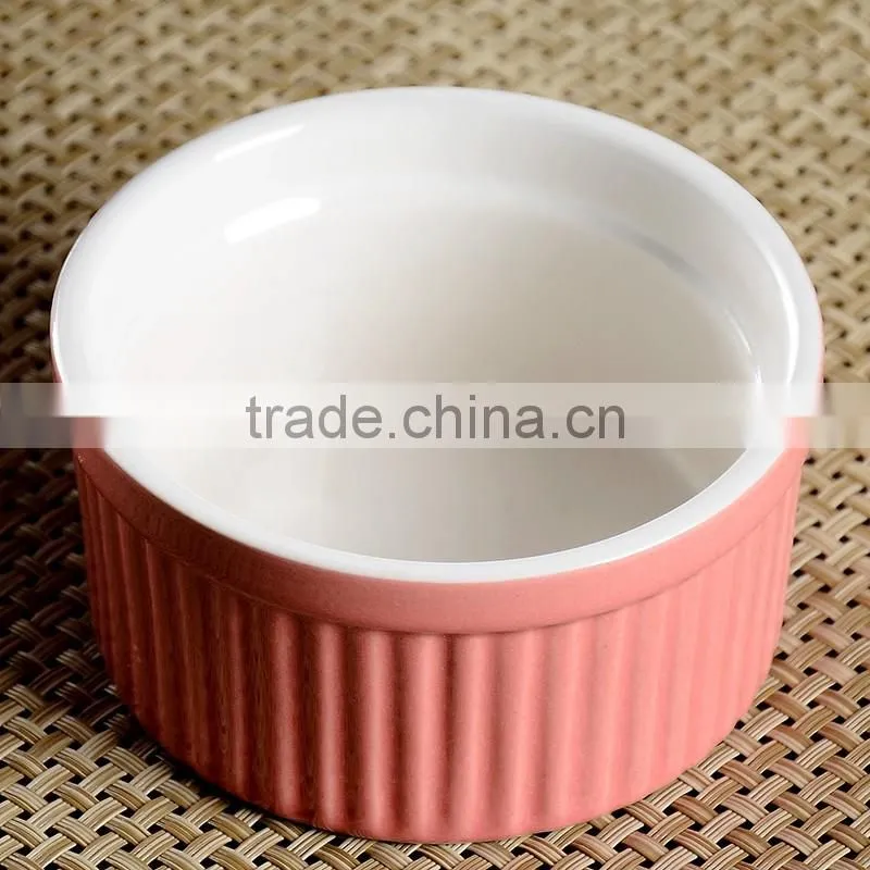 Wholesale colorful durable high quality mini Porcelain Ramekin,Ceramic porcelain ramekin