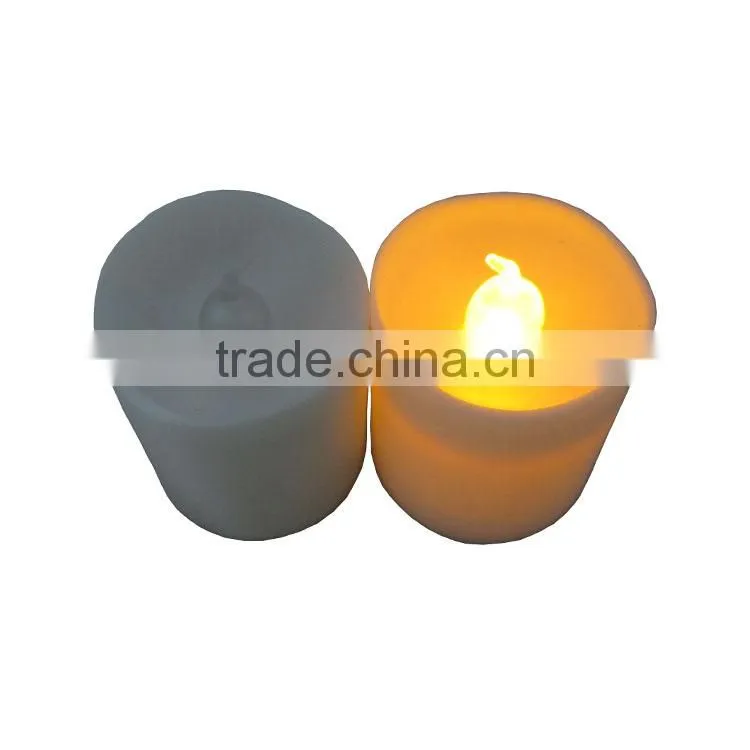 Christmas flameless decoration mini led pillar candle holde
