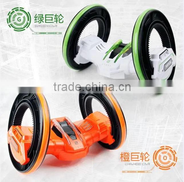 2 Wheels Capsule Space Toy Stunt Car, Anti-throw 360 Degree Roll Rotating Tumbling Car, Electric Stunt Radio Control Toy Car