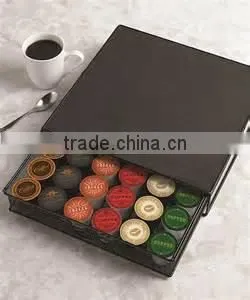 New Hot Metal Mesh 36K- Cup Capacity Coffee Cup Pod Drawer Holder Tea Cup Capsule Metal Holder