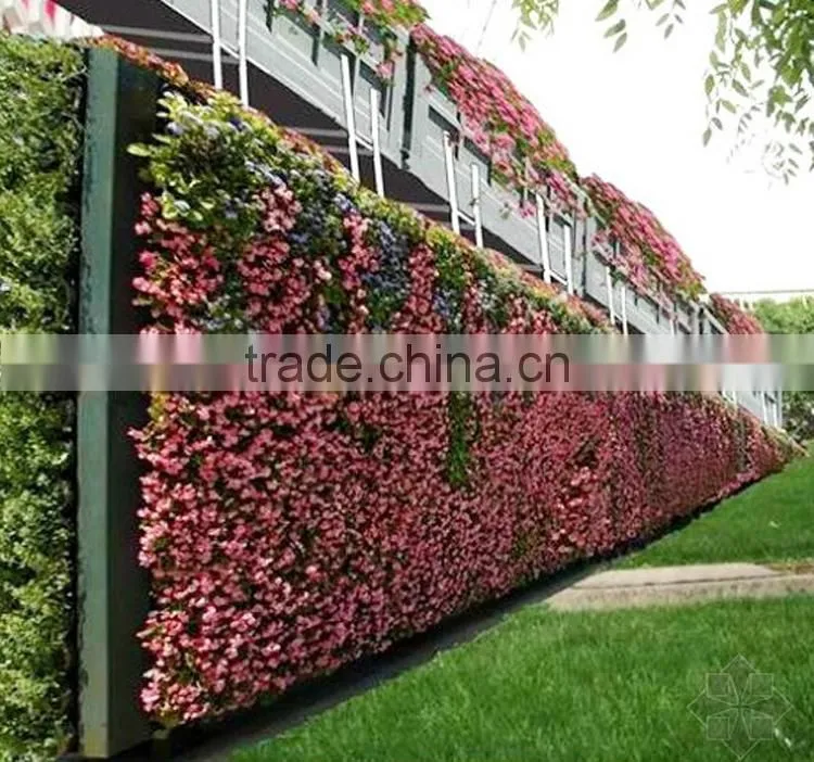 factory price plastic plant wall artificial vertical greening wall