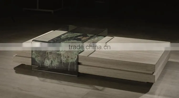 KD236G Natural Iran travertine stone coffee table