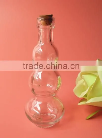 50ml Tiny Gourd Shape Glass Perfume Cute Sprayer Bottle