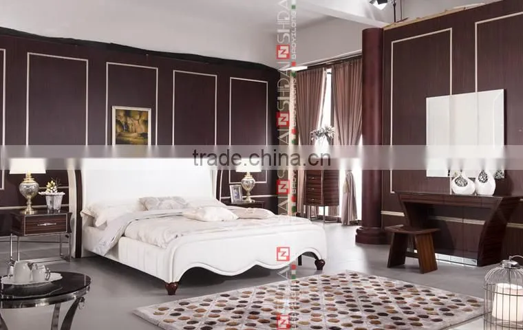 queen size bed size,bed king size,modern wood bed B9025