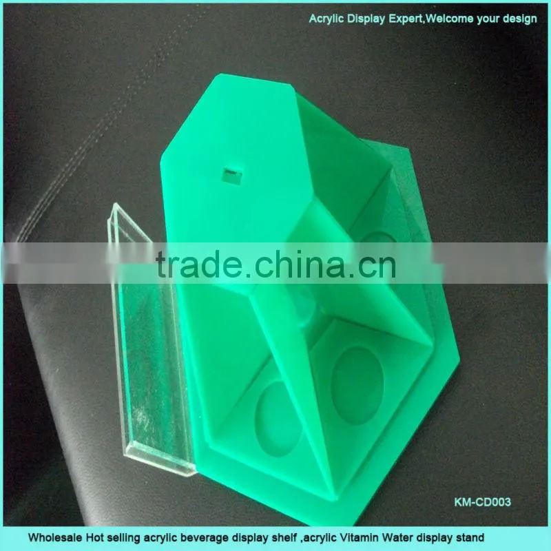 Fashion and colorful acrylic rotate table display stand