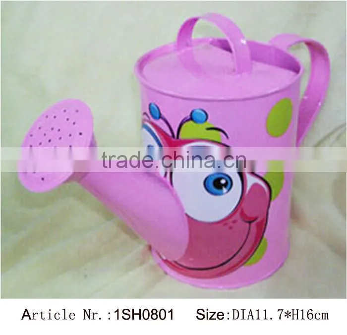 Promotional cartoon metal watering can