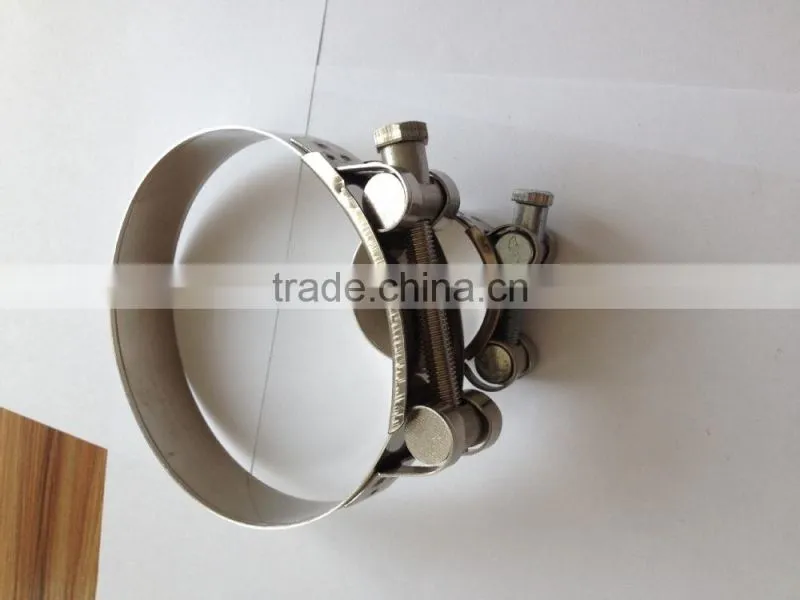 nylon rope clamps/nylon spring clip/stainless steel round hose clips