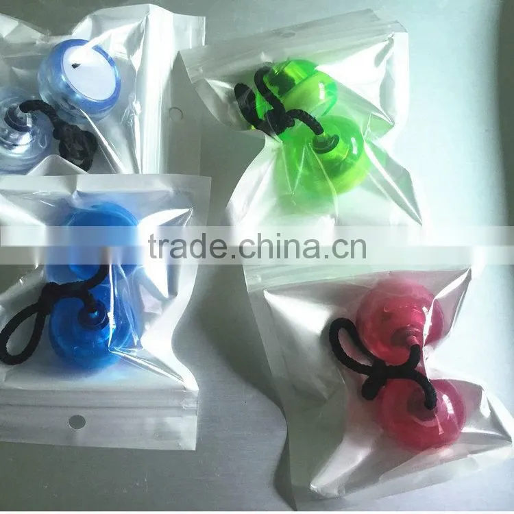 2017 hot LED Colorful Luminous stretch Finger Yo-Yo plastic toys