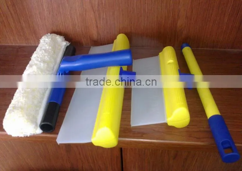 0 risk silicone water blade squeegee,9years factory silicone scraper car dryer,3in 1 silicone squeegee kit,