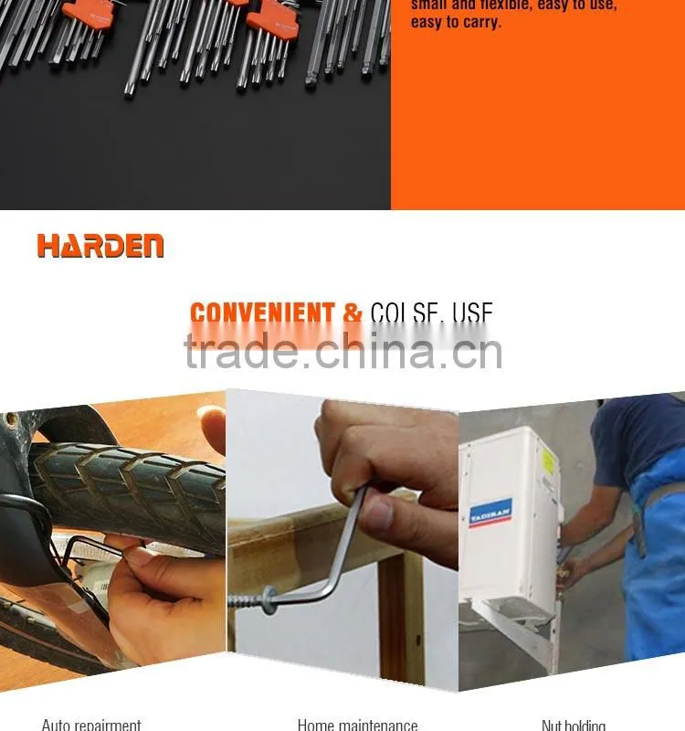 9 PCS SHORT BALL KEY WRENCH
