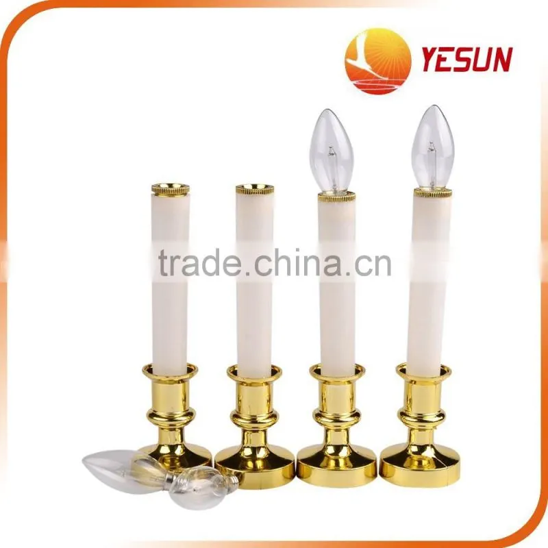 set of 4 pcs LED candles,LED Candles With Realistic Flame,PP LED Candle Sets