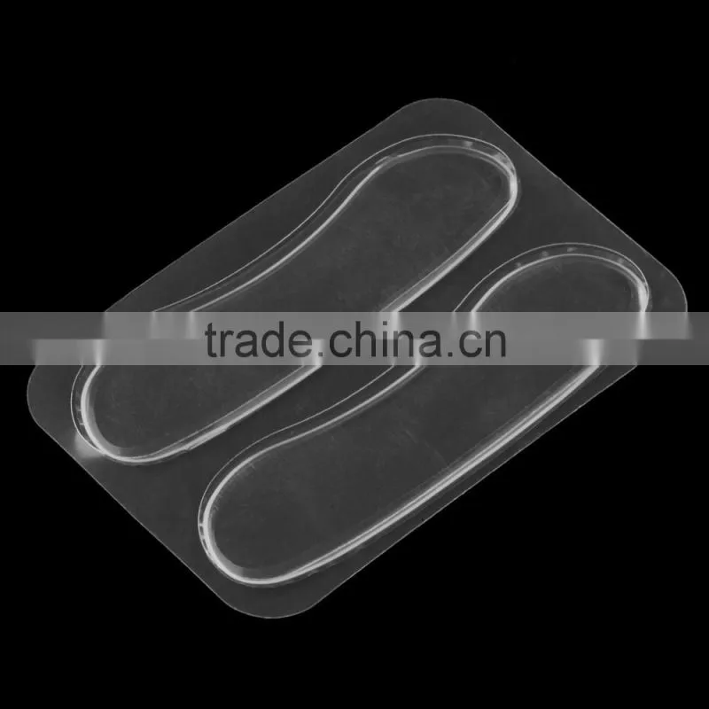 1 Pair Silicone Gel Pads Heel Cushion Foot Care Silicone Shoe Pads