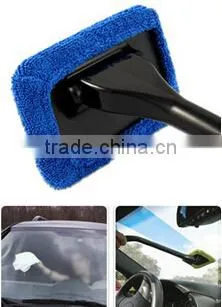 As seen on TV promo gift Microfiber cloth plastic long hand hold car windshield wash brush cleaner