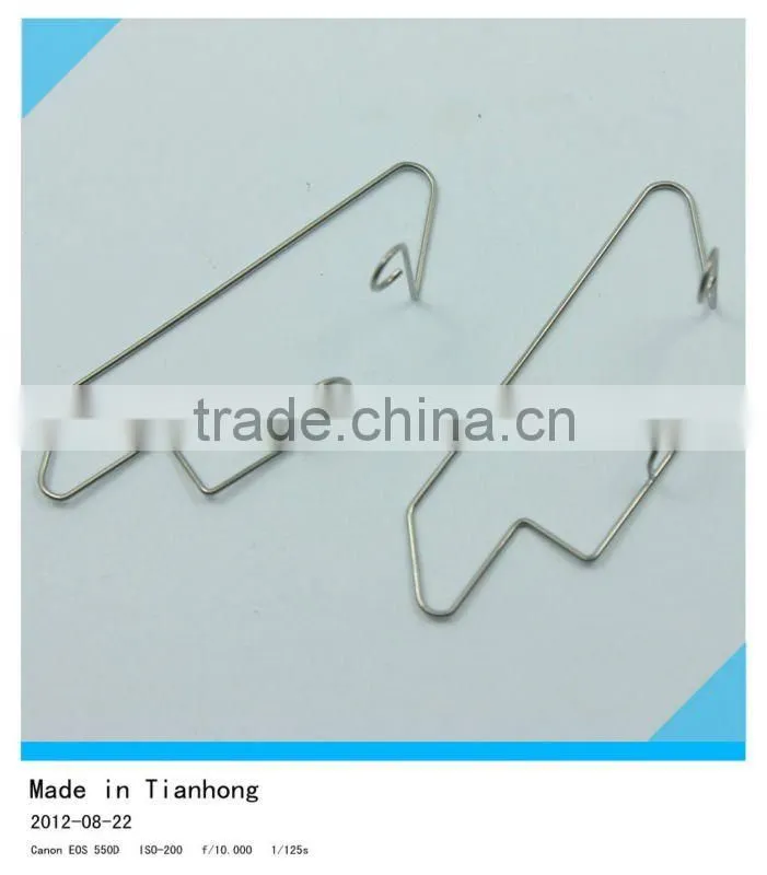 Wire forming spring made of carbon steel