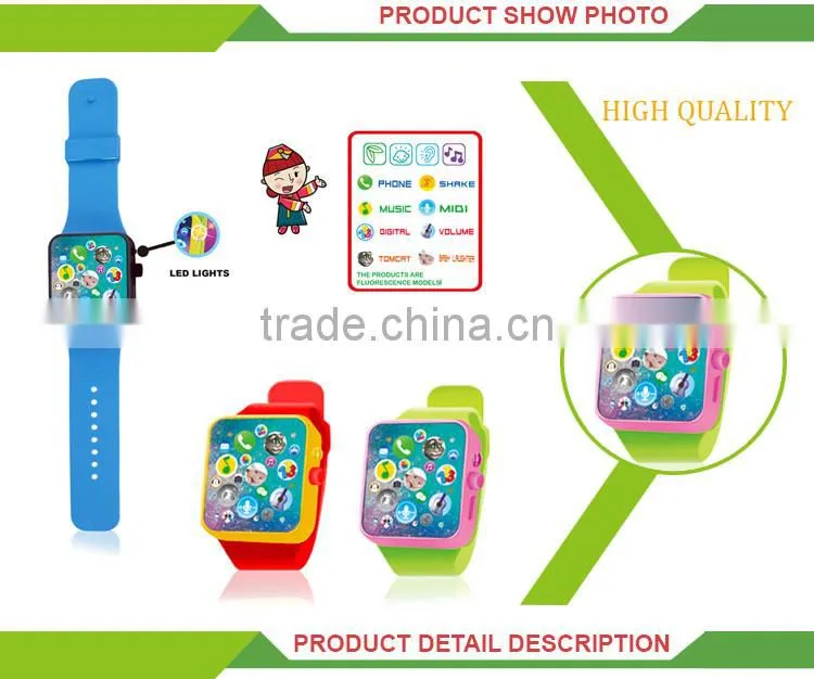 Good selling educational cheap toy touch kids projector watch