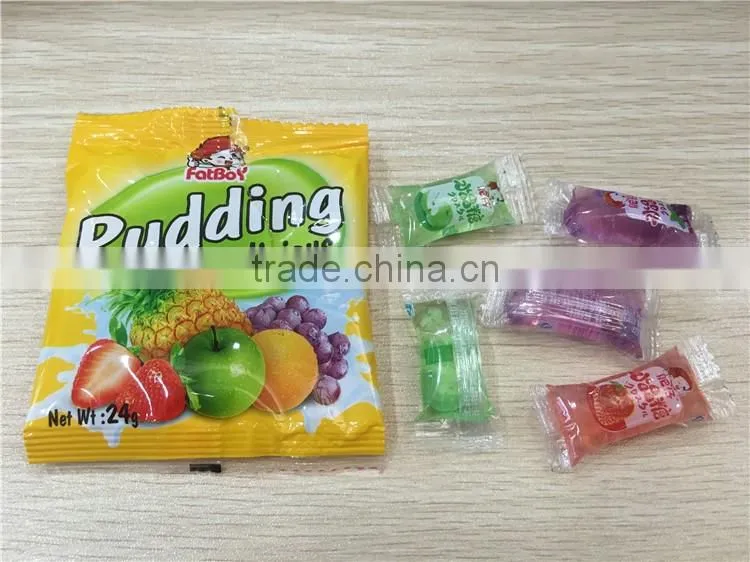 Delicious Fruit Flavors Pudding Mini Jelly Candy