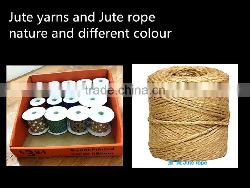 New style of nature jute fabric roll and eco-friendly QY 60