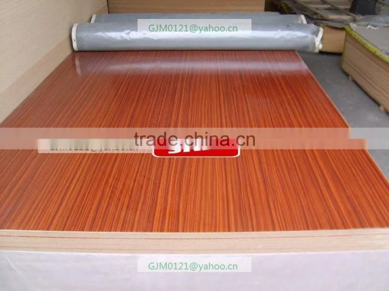 Red oak face mdf 4.75mm for Egypt market