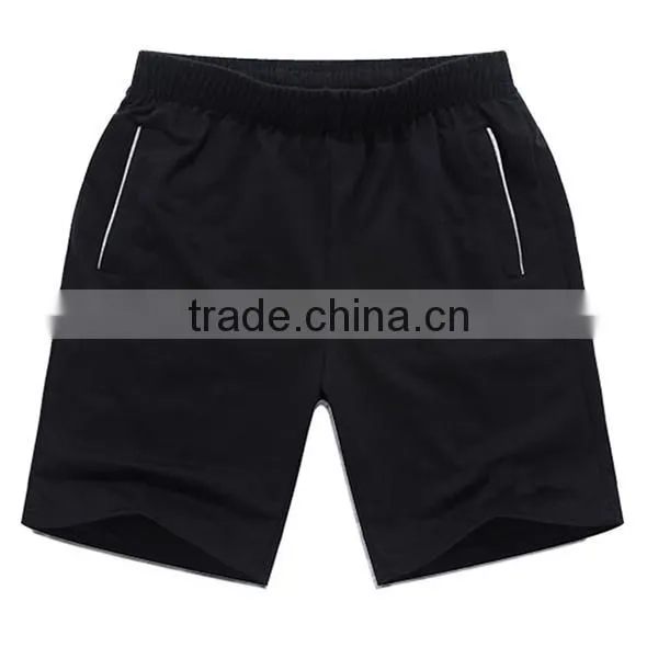 Custom high quality mens brand elastic waist sports pants gym short pants OEM China