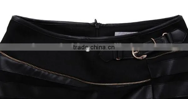 new arrival ladies latest design high quality pencil black long latin dance skirt