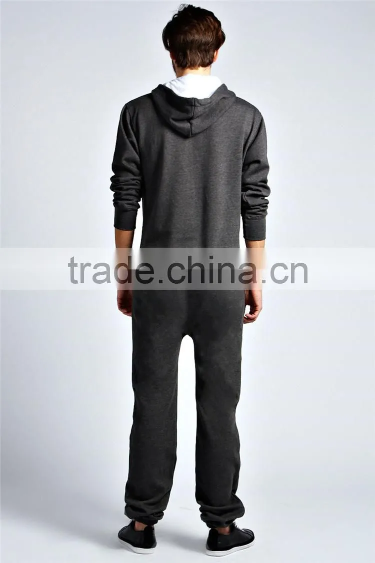 Cheap wholesale adult custom onesie with white trims