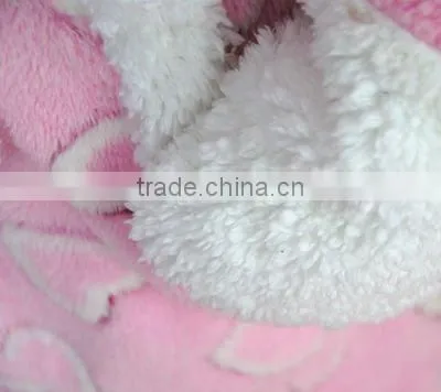 girl's 100%polyester coral fleecepajama/bathrobe