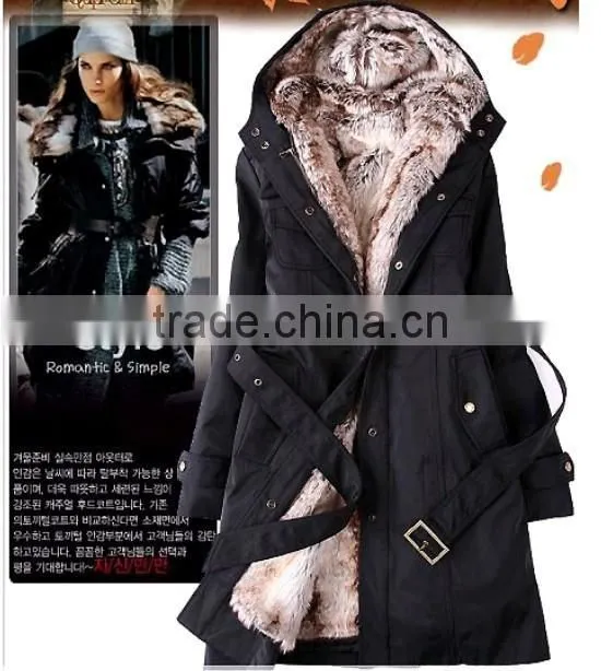 Women's Double Breasted Cinch Trench Coat