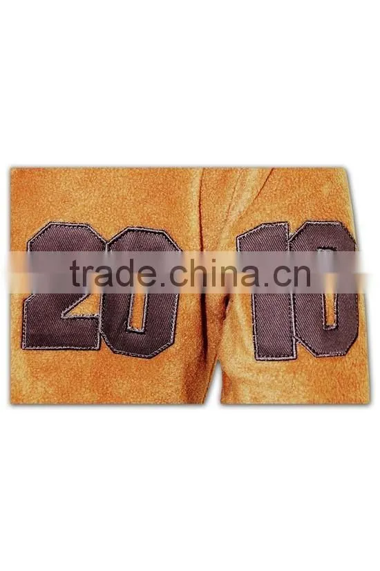 Trade Assurance BSCI thick polar embroidery patch design hoodie