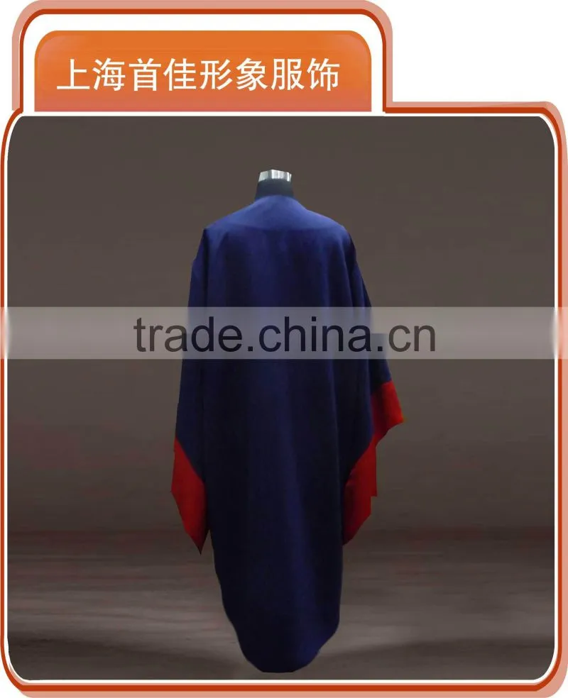 doctor graduation gown, graduation apparel, doctor's gown