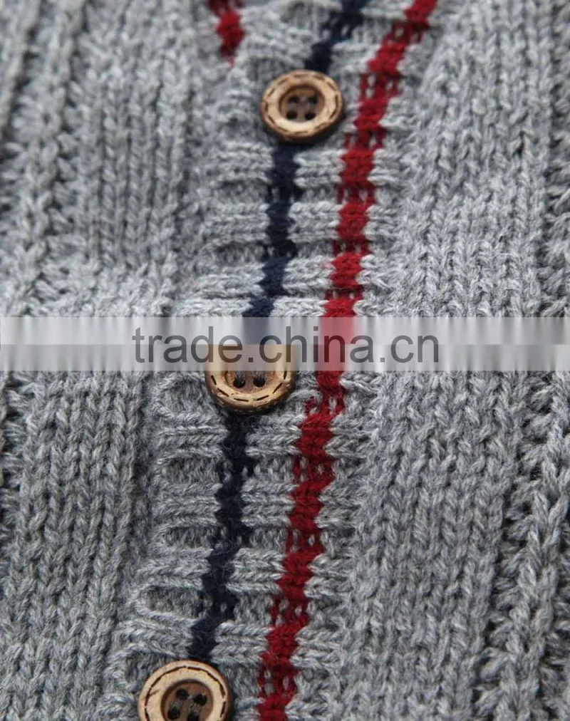 2017 Fashion knitted sweater cardigan cotton sweater for boys