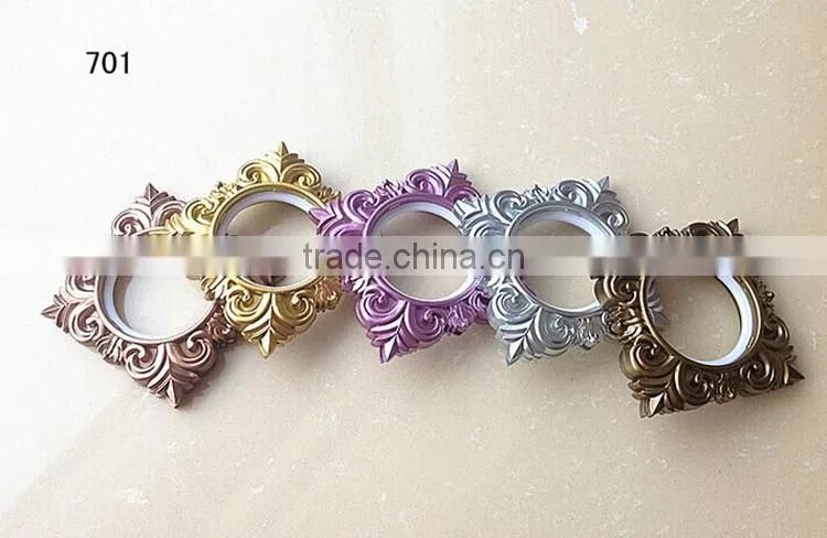 Hot Sale Fashion Square Curtain Eyelets Plastic Ring For Curtain