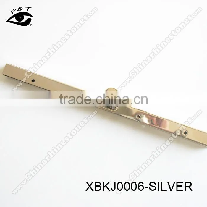 19CM Silver color metal purse frame Lock for handbags metal locks for handbag