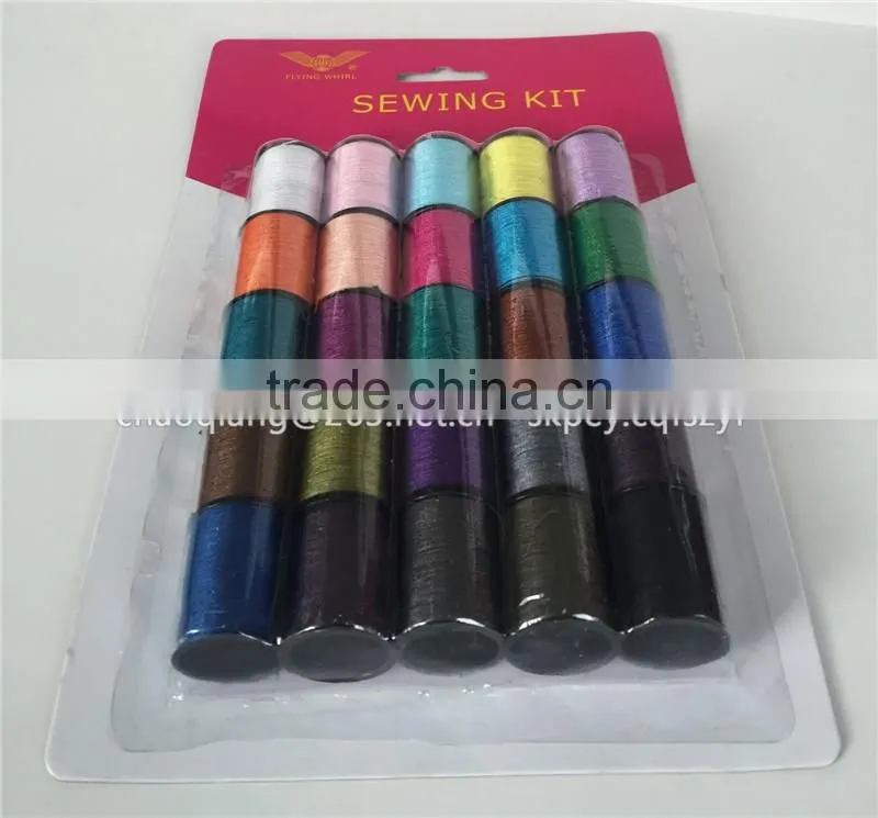 100% spun polyester sewing thread 40/2