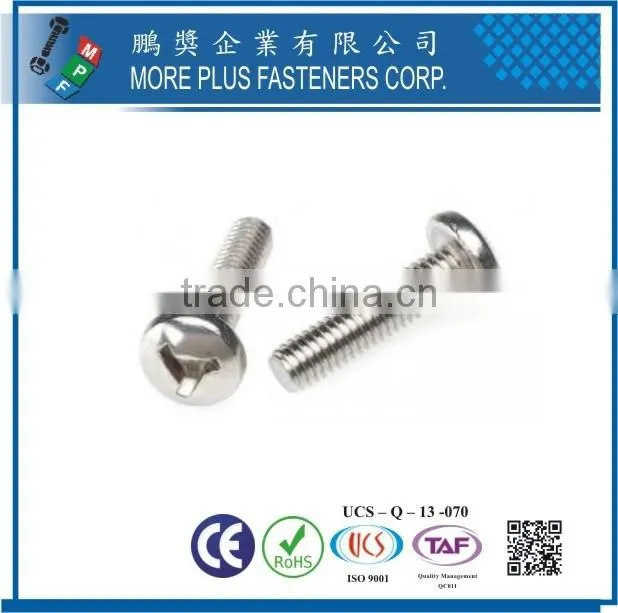 Made in Taiwan Carbon Steel and Stainless Steel Triwing Wood Security Screws