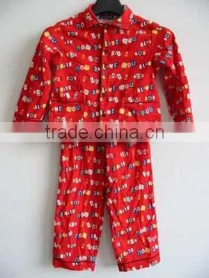 flannel fabric pajamas of baby