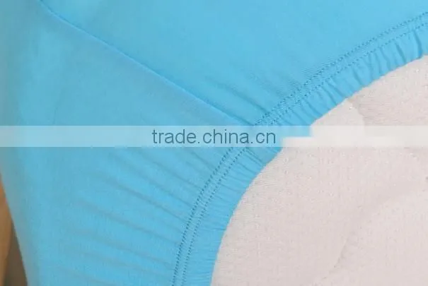 China suppliers 100% cotton fabric elastic fitted sheet for baby