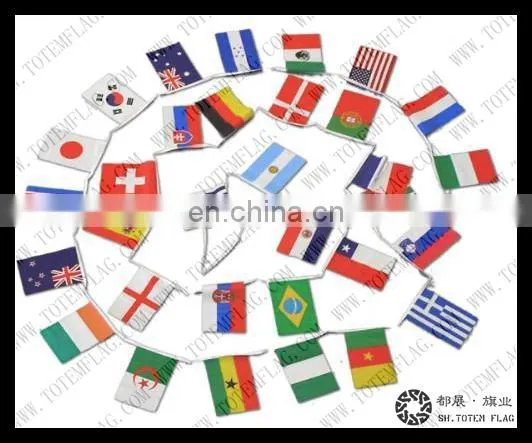 Block Style Bunting Flags