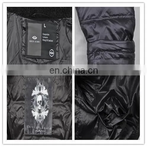 2015 Latest Fashion Men Warm Leather Motorcycle Jacket