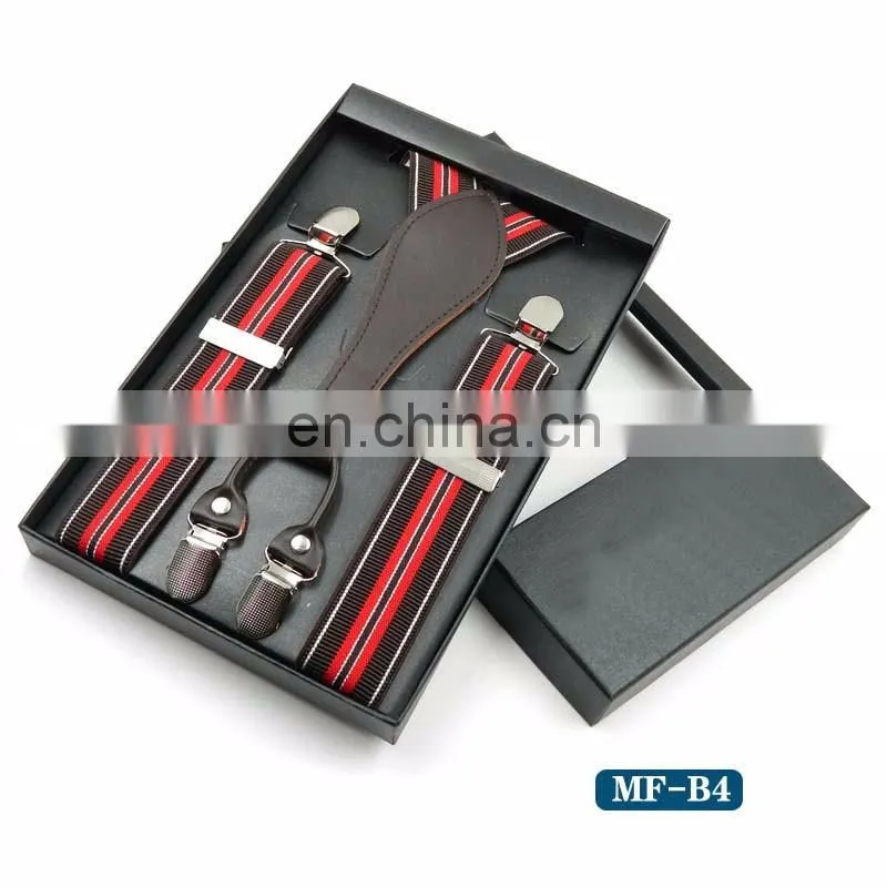 2017 Yiwu wholesale fashion mens suspenders braces