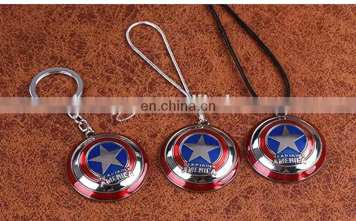 New Style Hot The Avengers Necklace Wholesale Fashion Anime Captain America Necklace